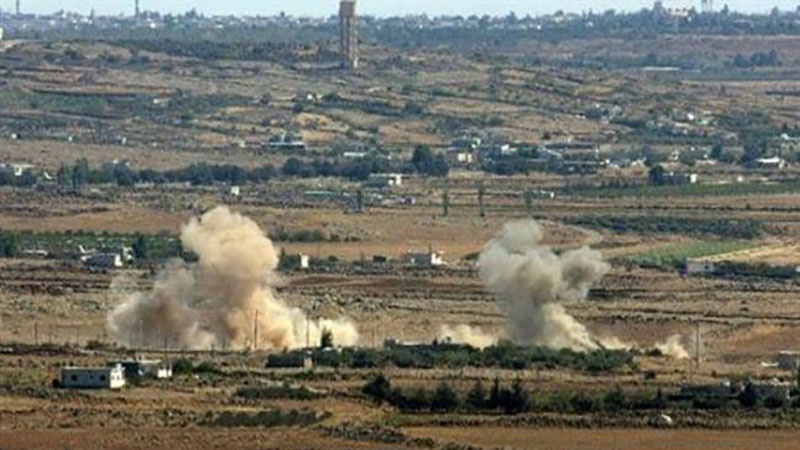 Golan occupé frappé!