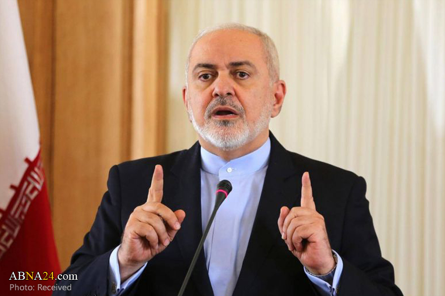 Iranian FM lashes out at US audacity to compound lawlessness upon lawlessness