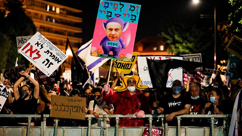 Covid in territori occupati, ancora proteste contro Netanyahu