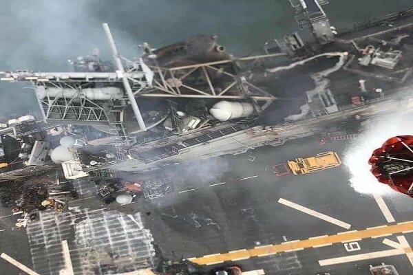 الحرس الثوري يجري تمرينا على تدمير حاملة طائرات اميركية مفترضة