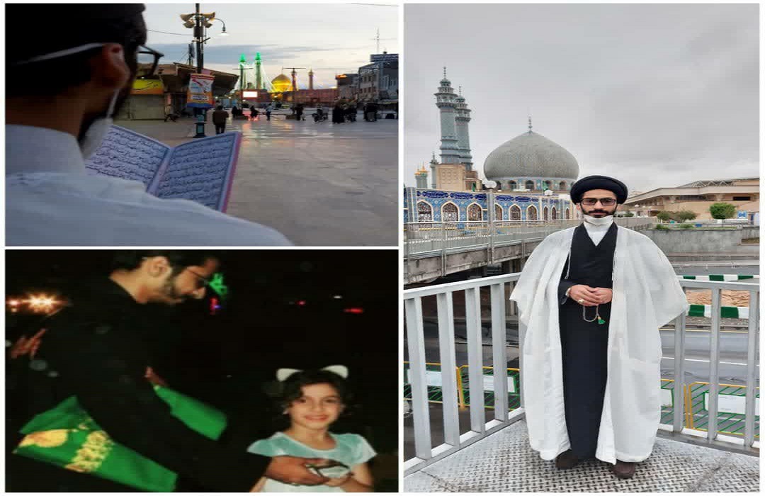 قم میں کورونا وائرس کے باوجود زائرین کی خدمت میں رہے مصروف سید ایمان احمد