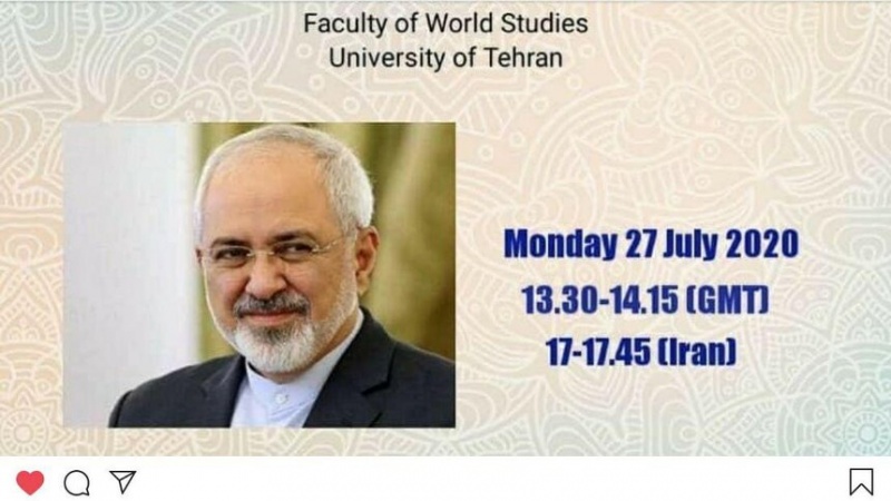 イラン外相、「新型コロナ後の新しい世界秩序は、完全な西寄りにはならない」