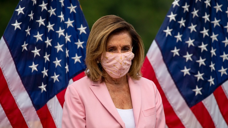 米下院議長、「マスク拒否の者は退場させる可能性」　議会での着用義務づけで　