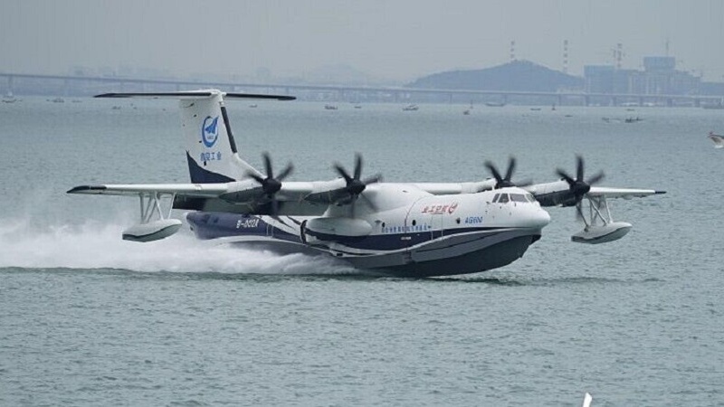 中国が国産水陸両用機の長時間飛行に成功