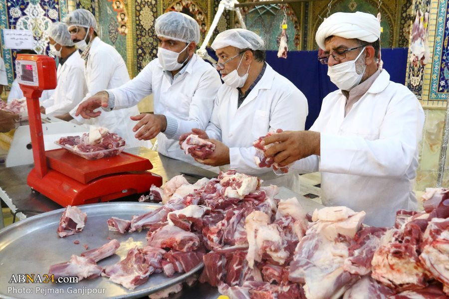 تقرير مصور / توزيع لحوم الأضحية للمحتاجين بمناسبة عيد الأضحى المبارك في اصفهان
