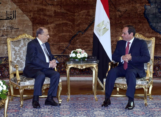 الرئيس المصري يعزي نظيره اللبناني بضحايا انفجار بيروت