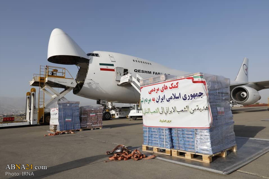 First shipment of Iranian Red Crescent humanitarian aid sent to Lebanon