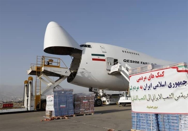 إرسال مساعدات انسانية جديدة ايرانية الى لبنان