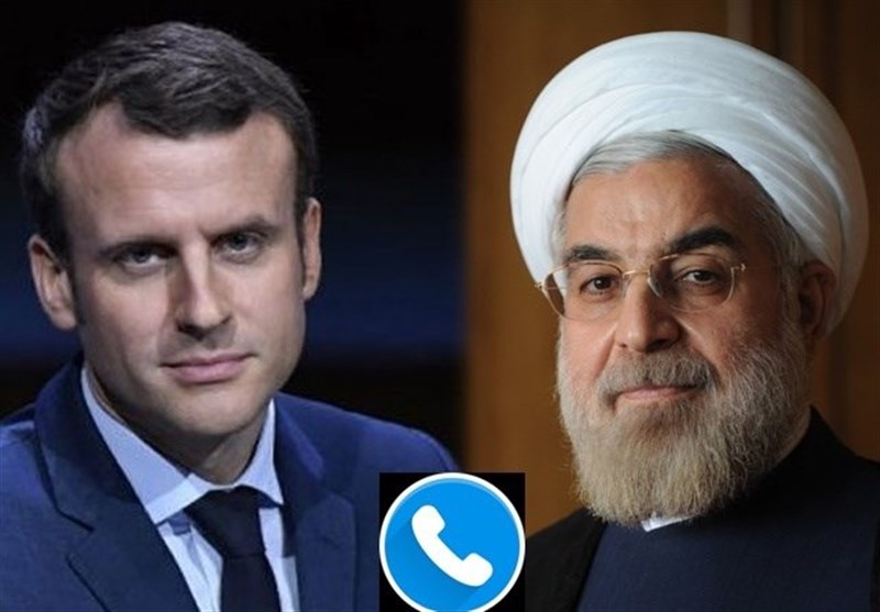 روحاني لماكرون: اقتراح امريكا الجديد يتعارض مع قرار مجلس الأمن 