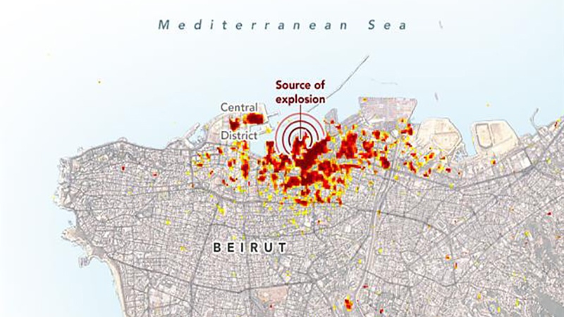 Beyrouth frappée: l'"inattendue" riposte?