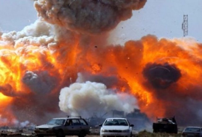 انفجار يستهدف رتلاً امريكيا جنوب العراق