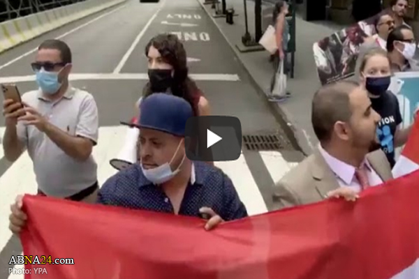 Video: Yemeni community in New York holds protest against Saudi aggression