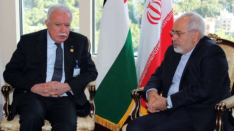 イラン外相が、パレスチナ人の闘争へのイランの継続的な支援を強調