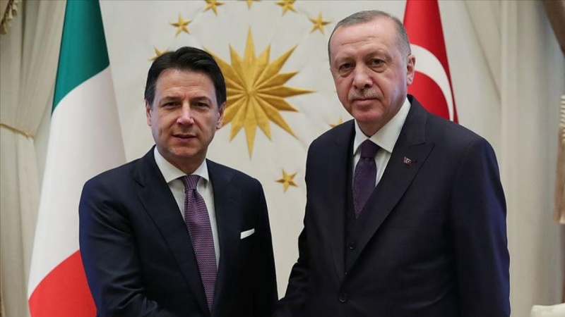 Erdoğan ile İtalya Başbakanı Conte telefonda görüştü