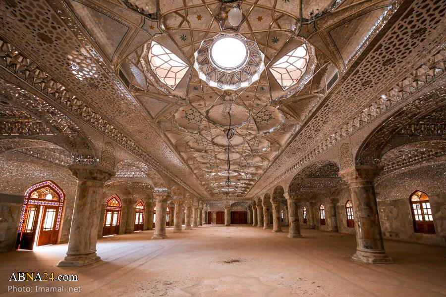 تقرير مصور / مشاهد جديدة عن صحن فاطمة الزهراء عليها السلام (فن العمارة الاسلامية)
