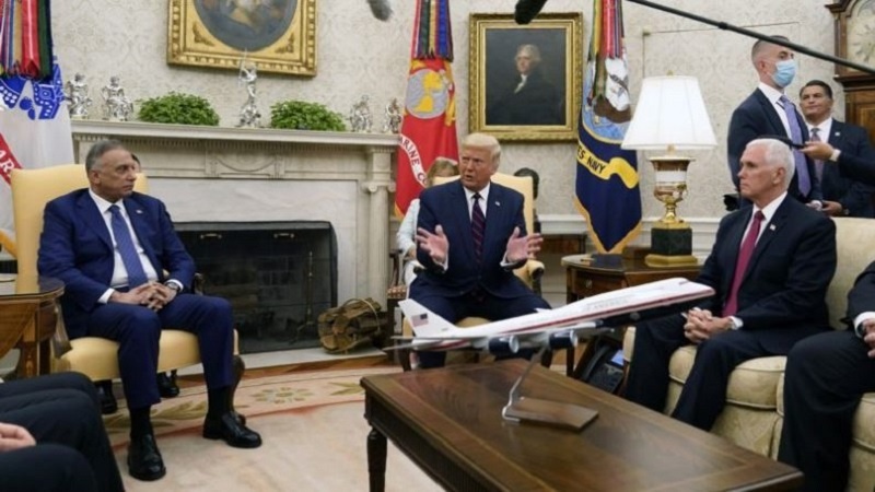 Трамп к Аль-Казими: нет у нас необходимости оставаться в Ираке надолго