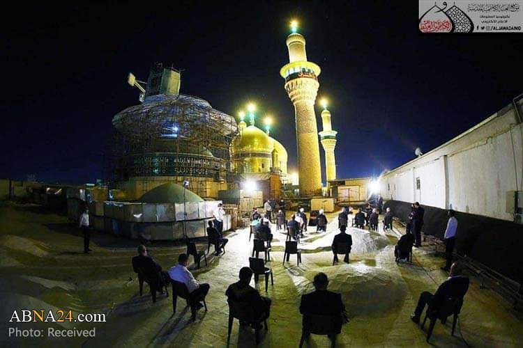 تقرير مصور / مراسم تبديل الرايات السوداء لقباب الامامين الجوادين بذكرى استشهاد الامام الحسين(ع)