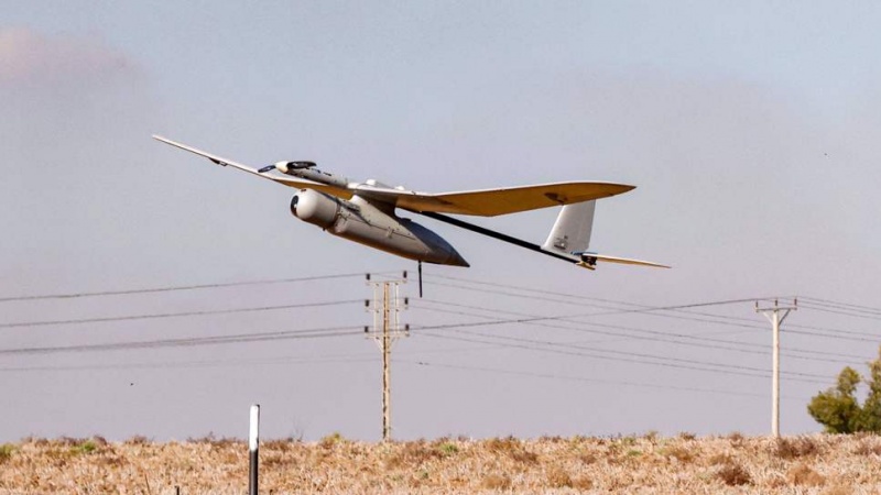Drone Rezim Zionis Jatuh di Gaza