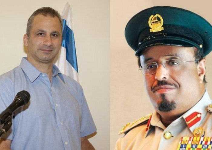 "إيدي كوهين وضاحي خلفان" يتبادلان الأحضان مجددا