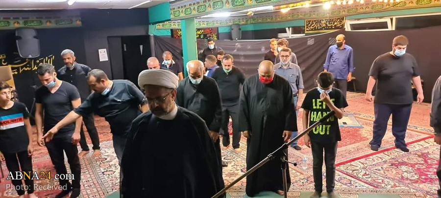 تقرير مصور / موكب "أم البنين" يقيم مجلس العزاء الحسيني في مدينة غيسن الألمانية