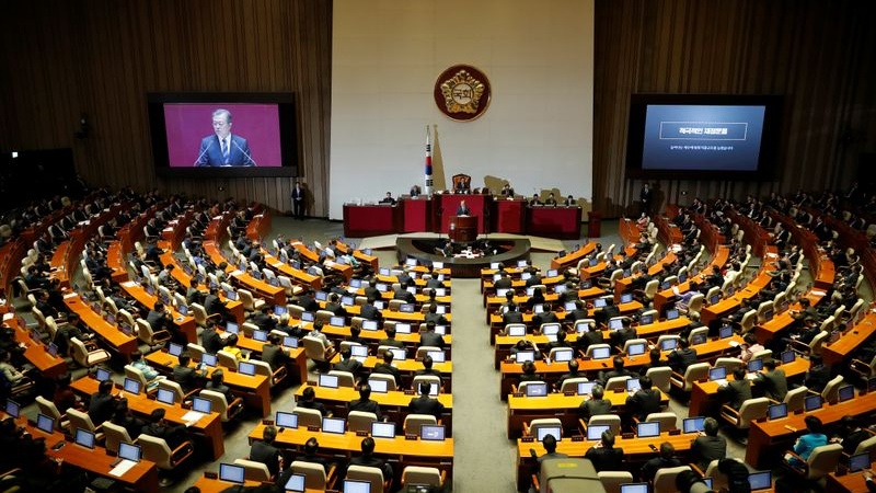韩国一记者确诊感染新冠病毒 致国会关闭、议员隔离