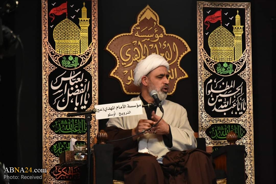تقرير مصور / مؤسسة الإمام المهدي (عج) في العاصمة النرويجية تقيم مجلس العزاء الحسيني