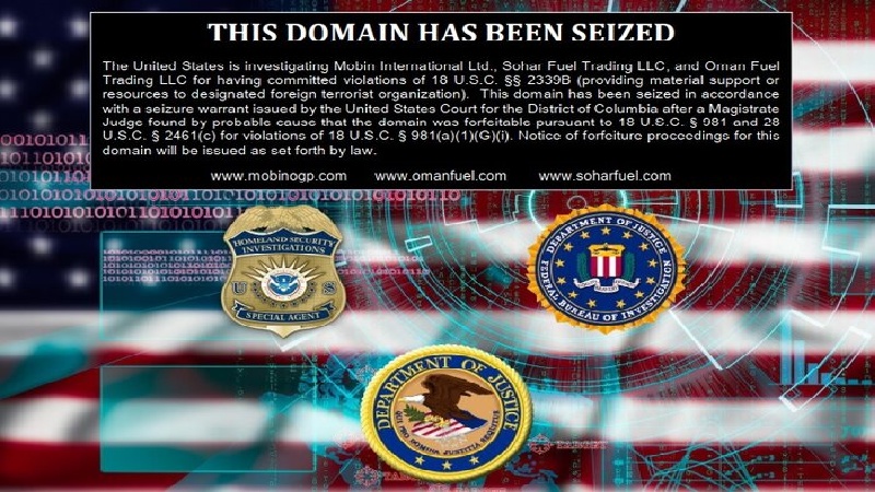 美国关闭三家伊朗公司网站