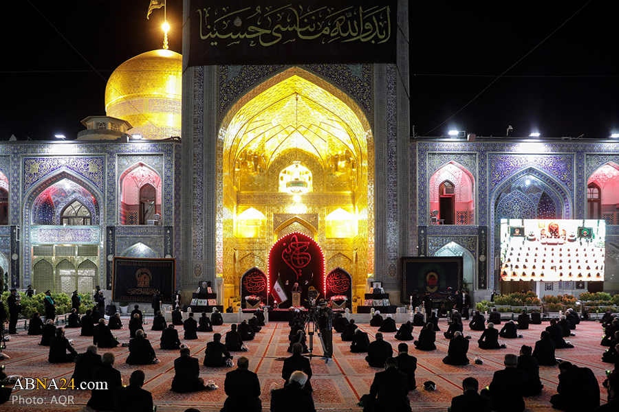 Sham-e Qariban ceremony held in Imam Reza (AS) holy shrine