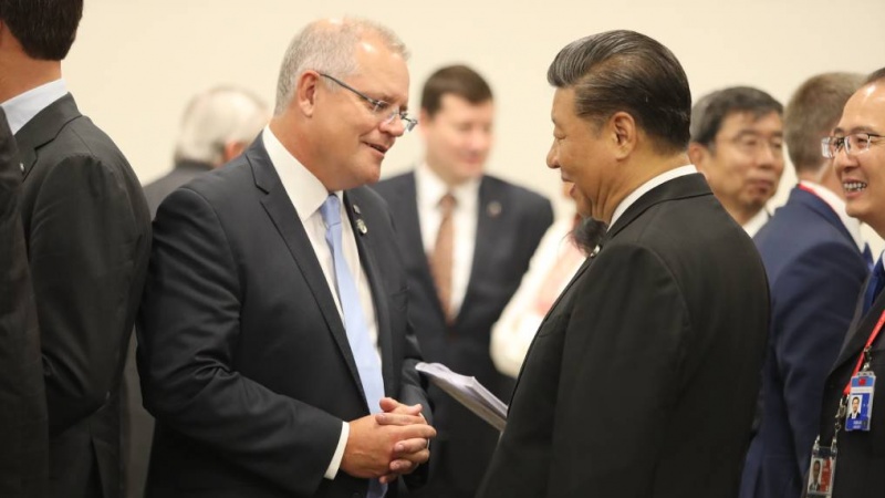 Australia, Proksi AS dalam Perang Dagang dengan Cina