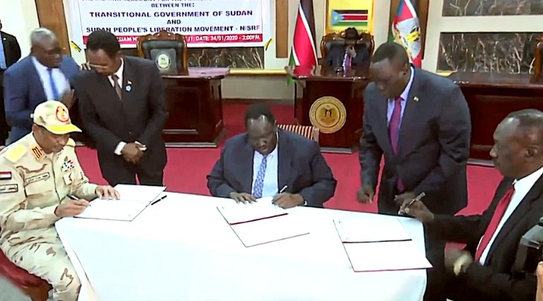 Gwamnati Da “Yan Tawayen Sudan Sun Gana Da juna Domin Fara Aiki Da Yarjejeniyar Sulhu