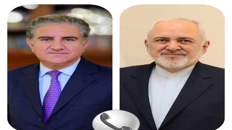 ایران اور پاکستان کے وزرائے خارجہ کی ٹیلیفون پر گفتگو
