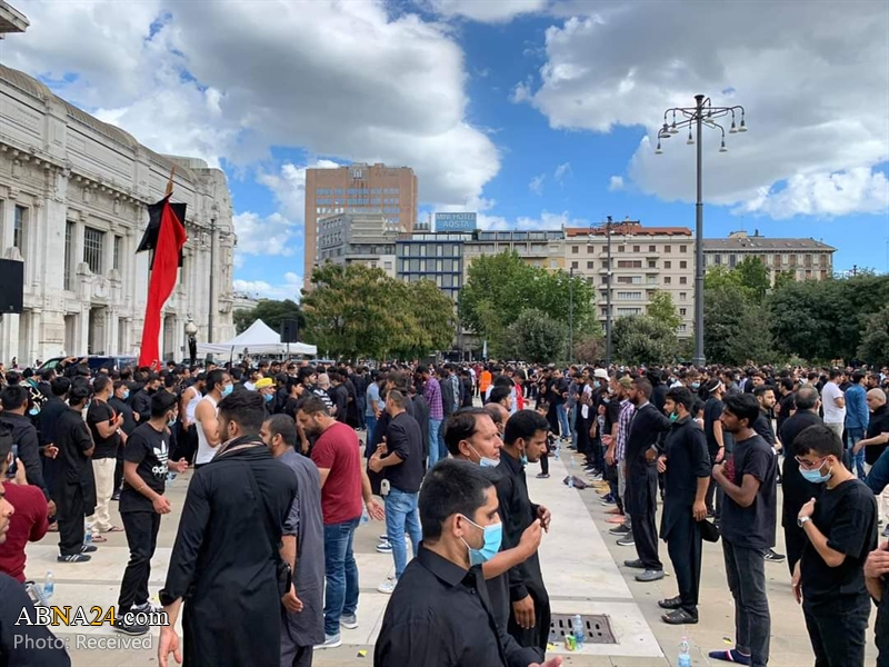 Photos: Ashura mourning ceremony in Milan, Italy