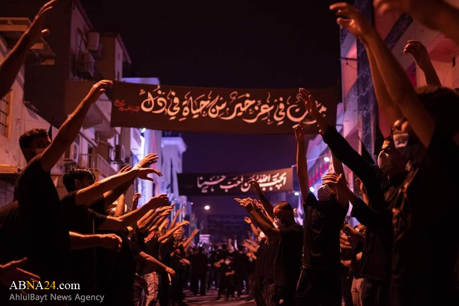 Photos: Mourning procession held in Sanabis, Bahrain on night of Ashura