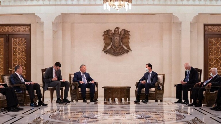 الأسد يكشف عن تقدم بحل مقبول للطرفين في العديد من القضايا خلال اجتماع مع وفد روسي
