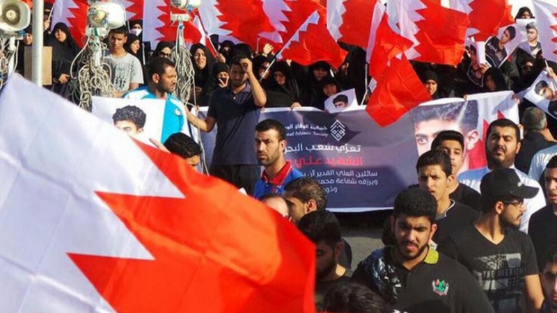 Rakyat Bahrain Berunjuk Rasa Protes Normalisasi dengan Rezim Zionis
