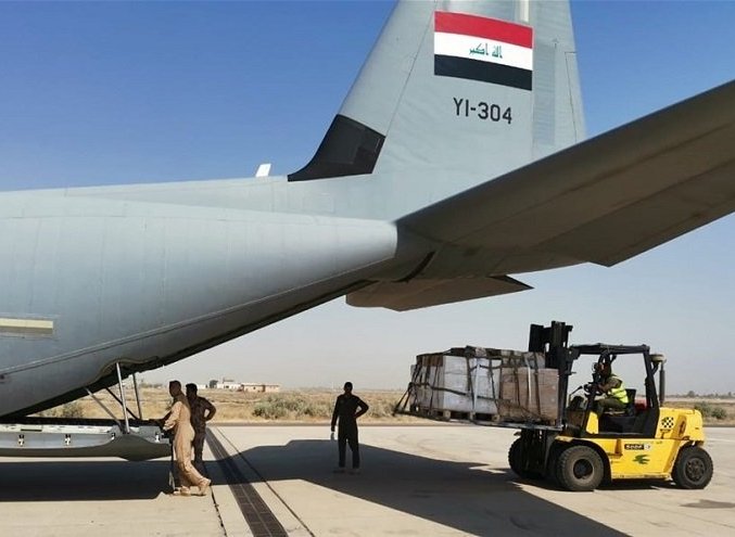 العراق يسعف السودان بطائرة ثانية من المواد الاغاثية