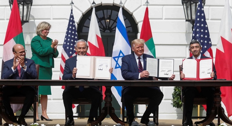 ​Washington: Bahrain Da UAE Sun Rattaba Hannu Kan Yarjejejniyar Kulla Alaka Da Isra’ila