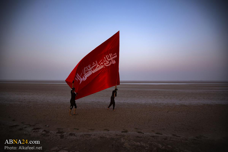 تقرير مصور / إنطلاق مسيرة زيارة أربعينية الامام الحسين (ع) من جنوب العراق الى كربلاء المقدسة