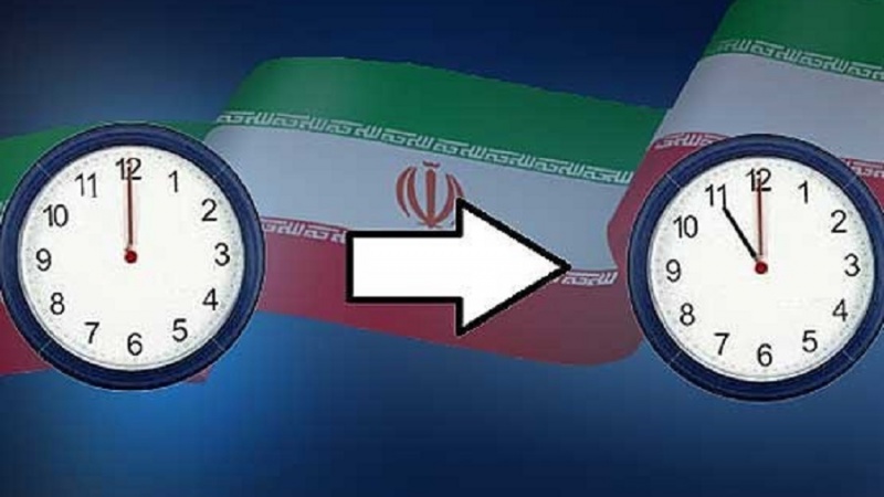 Тағйири соати расмӣ дар Эрон