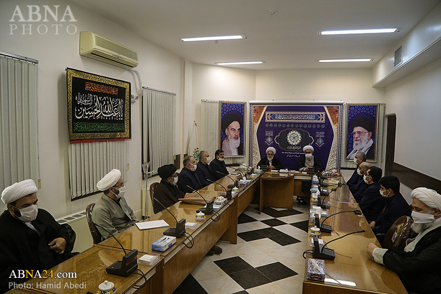 Photos: "Qamar Bani Hashem" (AS) group, veterans of Qom province, met with Ayatollah Ramazani