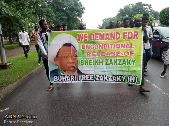 Photos: Daily peaceful Free Zakzaky procession in Abuja, Nigeria 21 Sep 2020