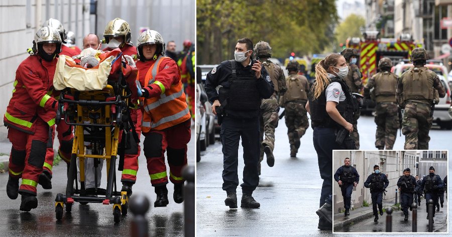 Paris: Two stabbed by knife attack outside former Charlie Hebdo offices