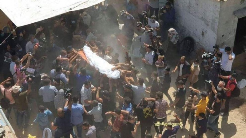 Palästinenser beerdigen Fischer aus Gaza, die von ägyptischer Marine getötet wurden