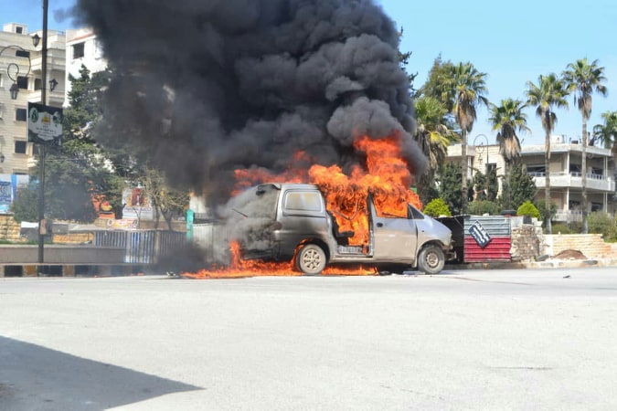 إصابة 11 سوريا بانفجار عبوة ناسفة في ريف درعا