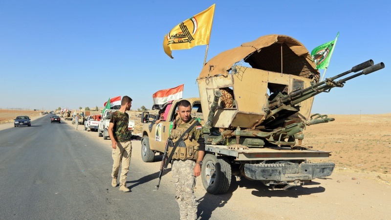 الحشد الشعبی نے صوبہ صلاح الدین میں داعش کے حملے کو ناکام بنا دیا