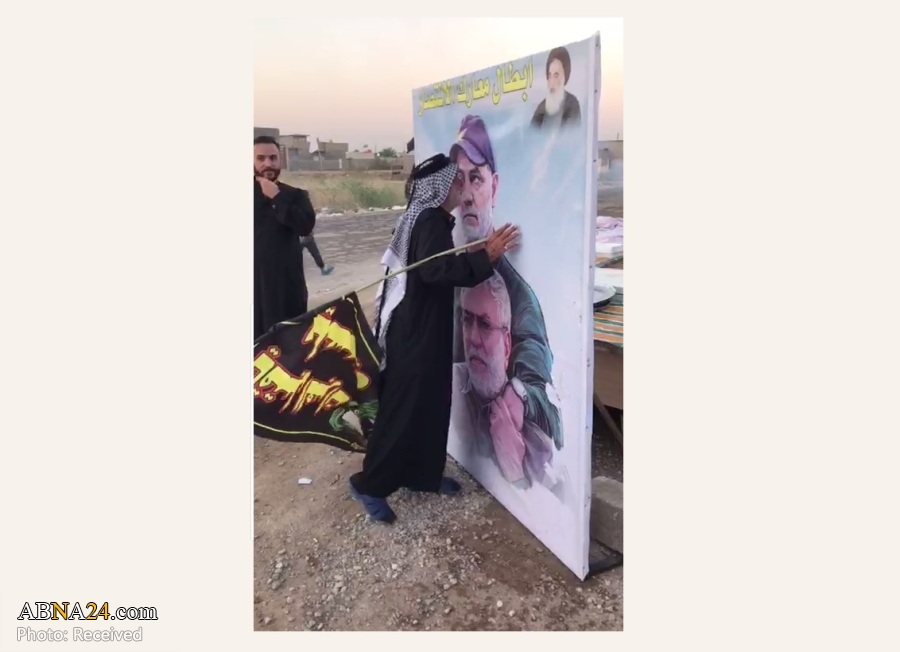 Video: Iraqi pilgrim paying homage to Iran's Martyr General Soleimani goes viral 