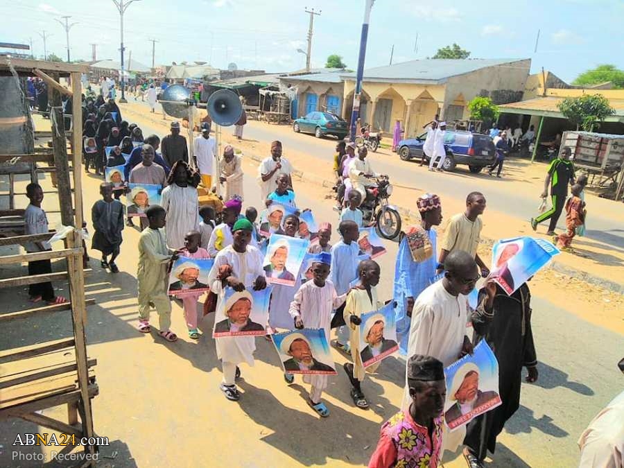 Photos: "Free Zakzaky" peaceful protest in Kaura Namoda, Nigeria