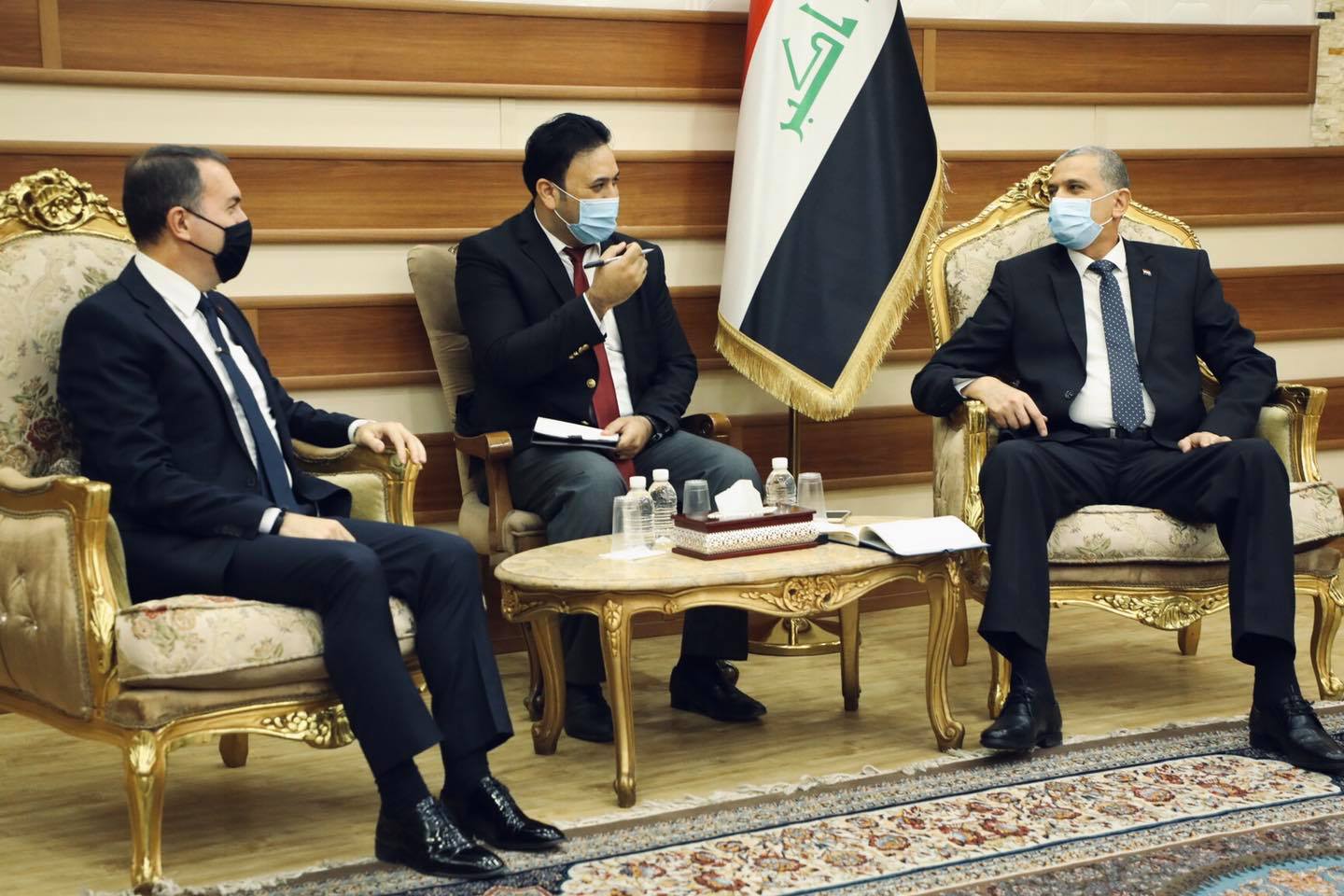  وزير الداخلية العراقي يلتقي السفير التركي والقائم بالأعمال الألماني
