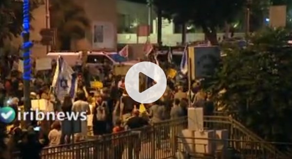 巴勒斯坦被占领土上继续举行抗议内塔尼亚胡的活动
