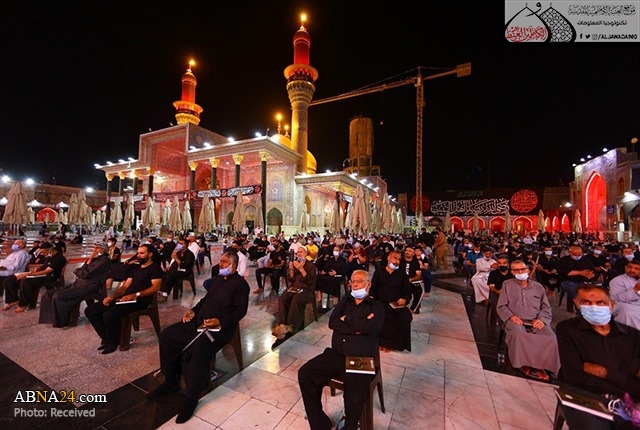 تقرير مصور/ مجلس عزاء في مدينة الكاظمية بمناسبة يوم أربعينية الامام الحسين (ع)
